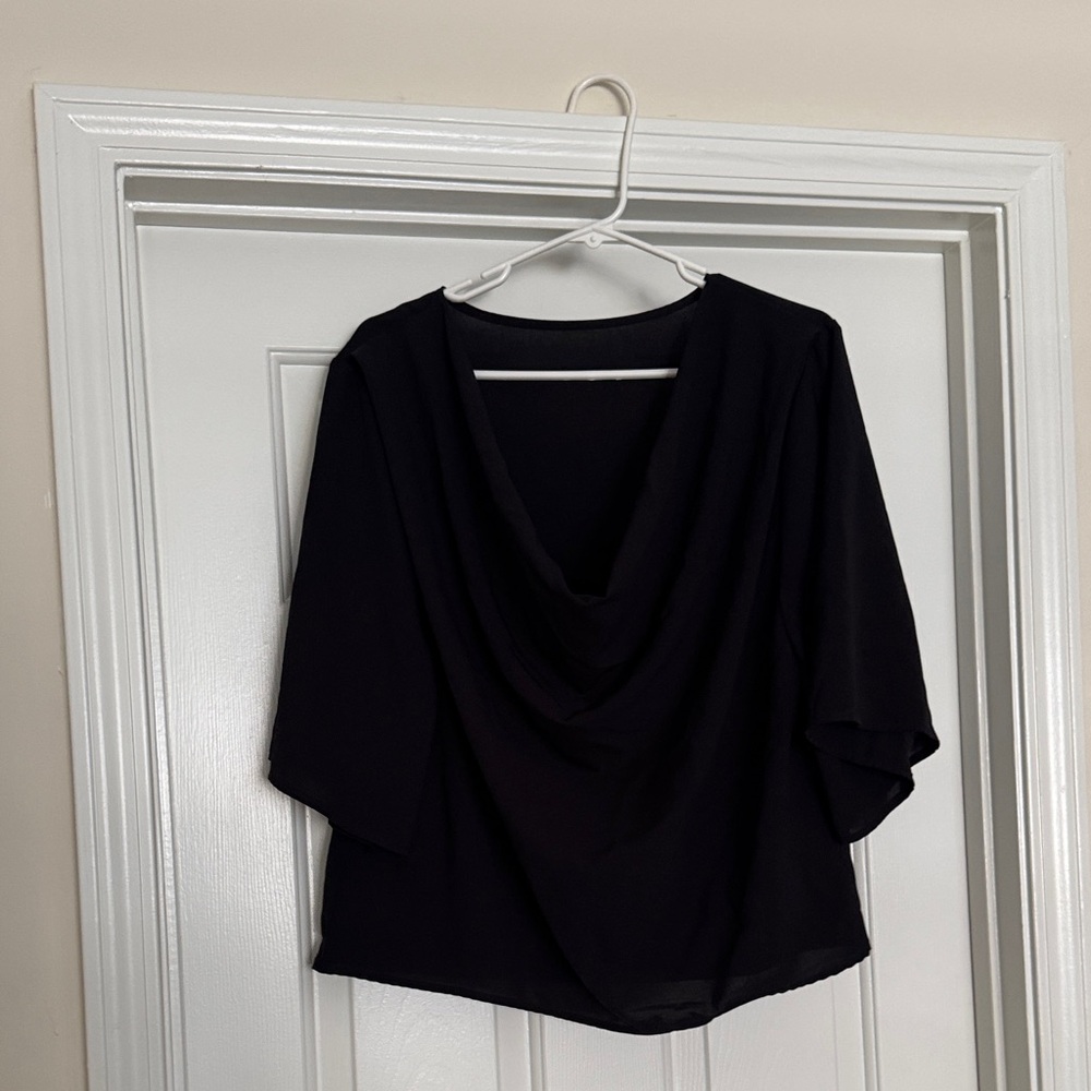 Elegant Black Women's Top
